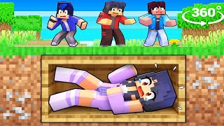 Aphmau was BURIED ALIVE In Minecraft! 360°