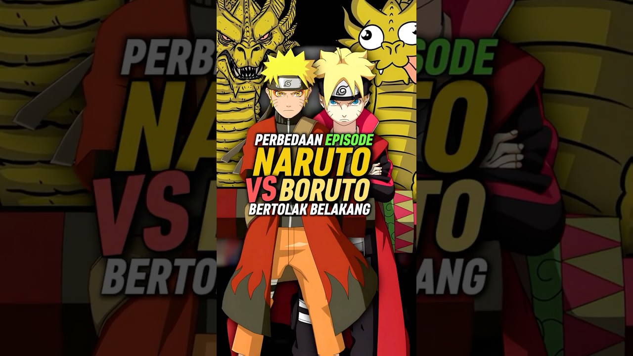 3 Episode Naruto Dan Boruto Yang Bertolak Belakang 