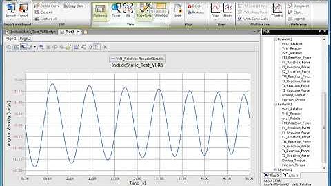 RecurDyn StarterKit 10 RecurDyn Plot