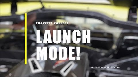 Corvette College C8 Corvette Launch Control - How to use Launch Mode