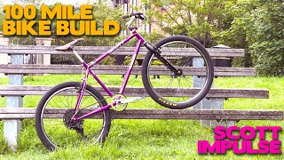 100 Mile Bike Build  Scott Impulse Retro MTB Touring Build Ride London 2023