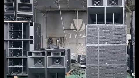 Sound Check of TX-3 and K 218 dual 18” subwoofer by TPA Pro Audio