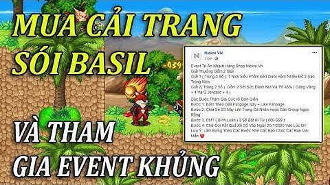 Ngọc Rồng Online - Event Khủng Tri Ân Khách Hàng...Và Mua Cải Trang Sói Basil Cực Ngon