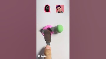 Squid Game Season 2 Thanos X Guard Mixing | #squidgame #satisfying #colors