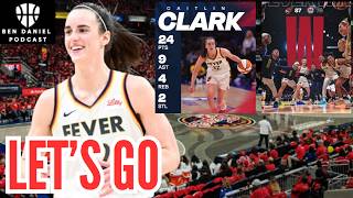 Caitlin Clark Near Double-Double As Indiana Fever Hold On To Lead As Sparks Mount Late Comeback