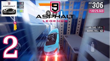 ASPHALT 9 Legends - Gameplay Walkthrough - Part 2 - Chapter 1: Gearheads