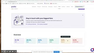 Podia Tutorial:  Here is How to Set up Your First Email Marketing Campaign on the Podia App