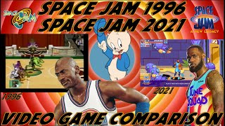 SPACE JAM VIDEO GAME COMPARISON | 1996-2021