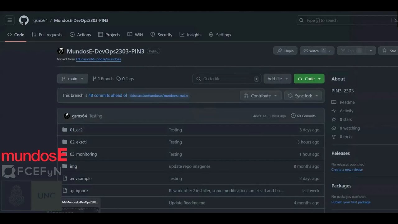 MundosE DevOps Final Project (PIN3) - YouTube
