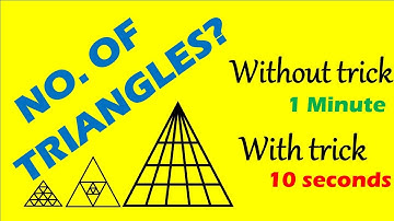 Tricks to count number of triangles within 10 second | Tips & trick | NATA | JEE Mains paper 2| 2023