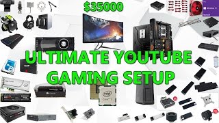 Information Ultimate 35000$ OVERKILL YouTube Gaming PC Setup Update