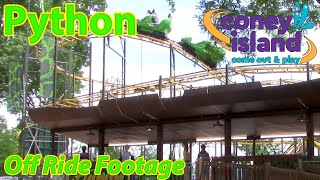 Python | Off-Ride Footage | Coney Island (Cincinnati, Ohio) | May 2019