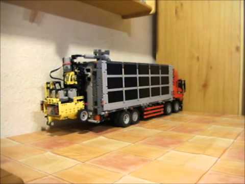 Stapler Für Lkw Zum Selbstladen Aus Lego Technic Youtube