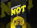 #msdhoni Conformed ms dhoni to play ipl 2025 | #indianpremierleague #ipl