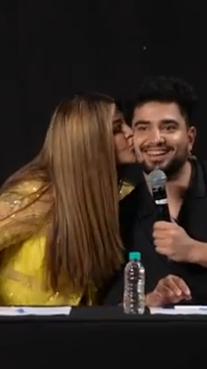 Rakhi Sawant kisses Samay Raina on India's Got Latent #samayraina #indiasgotlatent