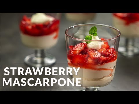 Video: Strawberry Full With Mascarpone