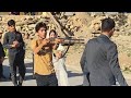 Mojtabas abduction of ruqiyah at the wedding party and mojtabas threat to the families with guns