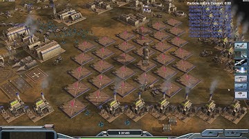 USA Laser - Command & Conquer Generals Zero Hour - 1 vs 7 HARD Gameplay