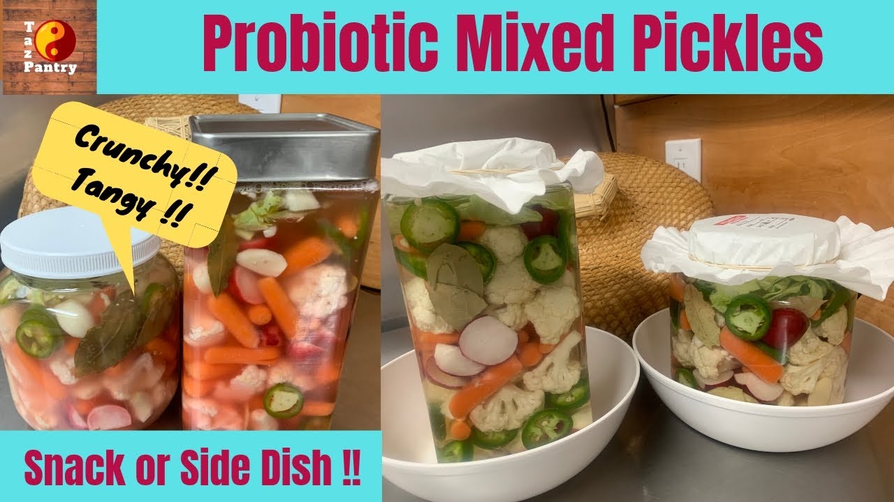LactoFermented Veggies Probiotic Mixed Pickles YouTube