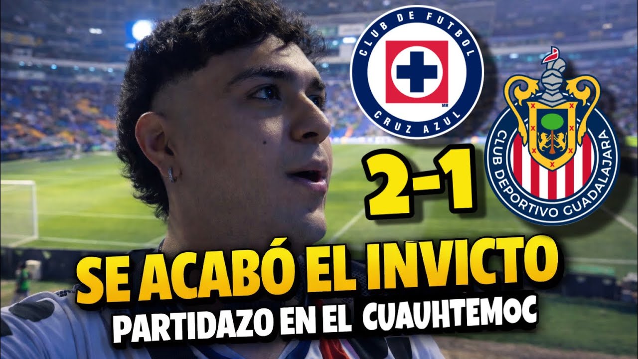 ¡SE ACABÓ EL INVICTO! 😰 Así se vivió CRUZ AZUL VS CHIVAS en el Cuauhtémoc | GOLDEN JIMÉNEZ  #LigaMX