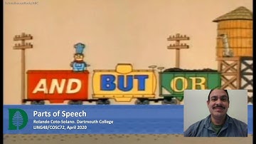 Parts of Speech (Accelerated Computational Linguistics 2020.W05.09)