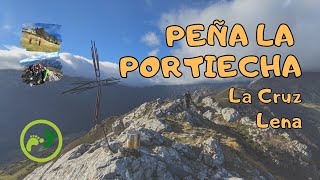 Ruta a PEÑA la PORTIECHA desde LA CRUZ, LENA 👣⛰️👣