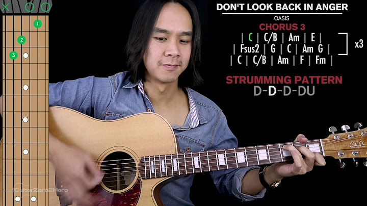 Don't Look Back in Anger Guitar version - Guitar performance video thumbnail