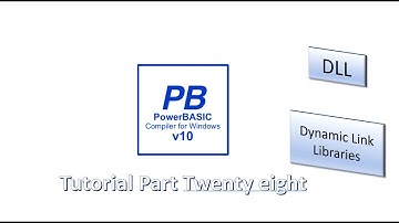 PowerBasic Windows Compiler tutorial Part 28 - Creating DLLs
