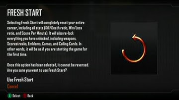 Black Ops 2 - Prestige Master Fresh Start (Stats Reset)