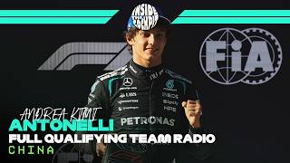 Kimi Antonelli Full Qualifying Team Radio | 2026 Chinese Grand Prix