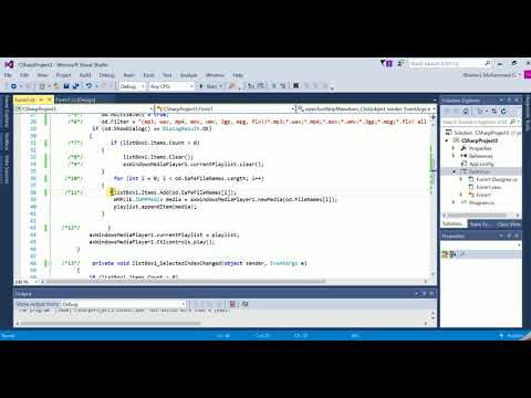 C# Media Player part 1 & 2