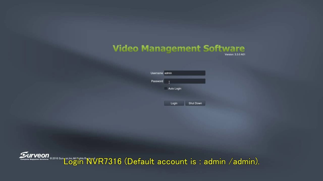 Surveon NVR7316 128-ch HW RAID NVR Installation