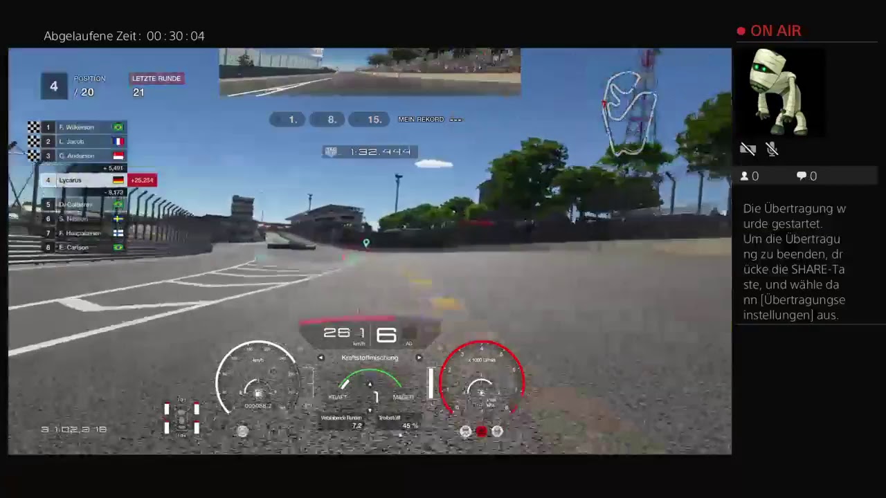 PS4-Live-Übertragung von Lycarus