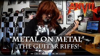 LESSON: How to Play Heavy Metal: *Anvil* - &quot;Metal on Metal&quot; - 1980
