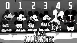 Mickey Mouse NEW ALL PHASES (0-5  PHASES) The Final Friday Night Funkin'