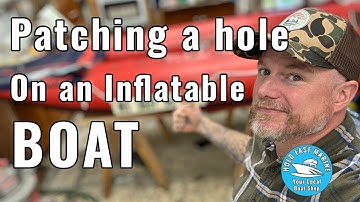 How to | Repair an inflatable boat | Hypalon or PVC
