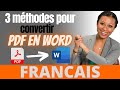 3 Astuces pour Convertir PDF en Word 📄