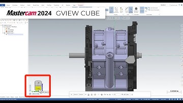 Mastercam 2024 - Control Your Graphics Window with the Gview Cube
