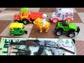Tractor trolley car CNG auto rickshaw 🛺 | gun 🔫 ambulance 🚑 toy video