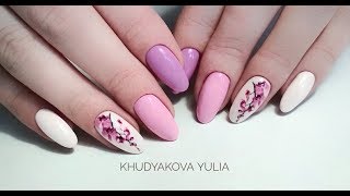 ОЧЕНЬ ВЕСЕННИЙ МАНИКЮР!!!  СЛАЙДЕРЫ,  как наношу я!)  САМА СЕБЕ!