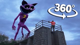 360° GIANT CatNap in the City VR Poppy Playtime 3   Funny animation