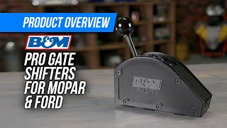 B&amp;M Pro-Gate Shifter for Chrysler and Ford - Compact, Rugged, and Perfect for Racing