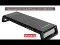 T1 Universal Monitor Stand RGB Support 4-Port USB3.0 Charging ... — Hot Deal 2026 | Limited Offer!