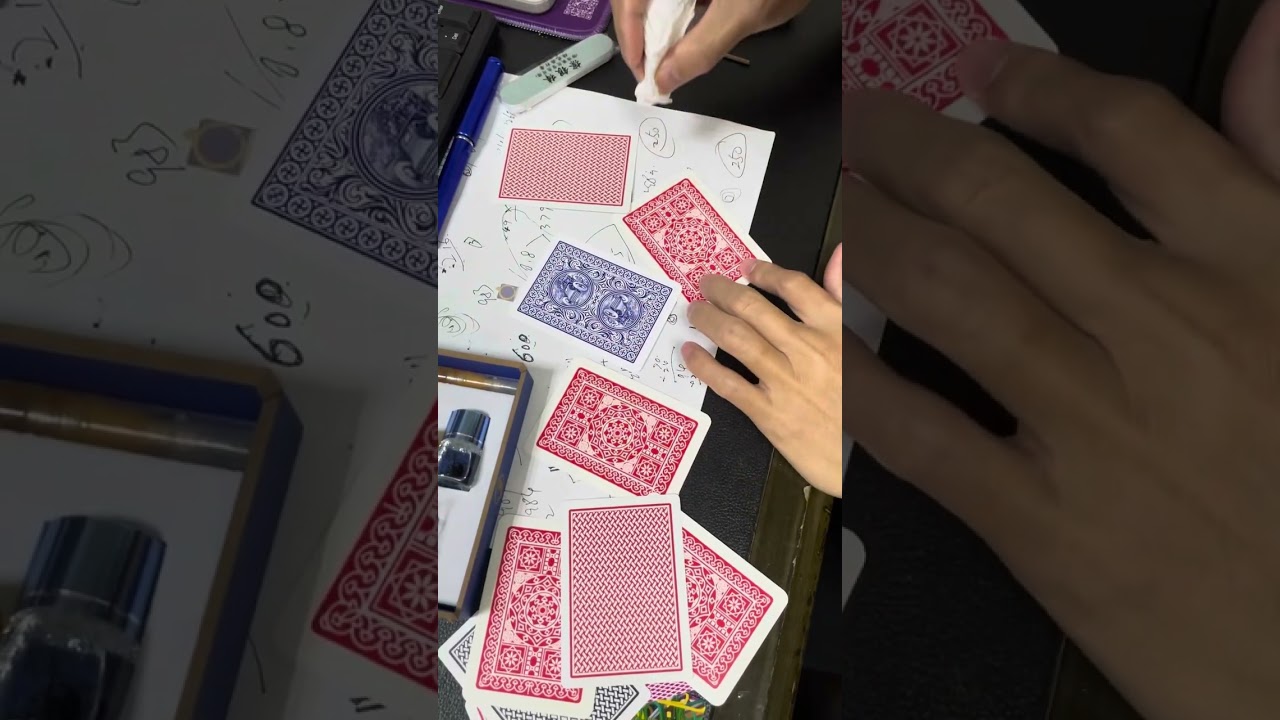 new ink Mark card one to one contact lens ink