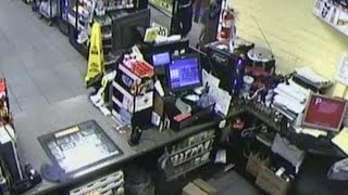 Police look for armed robber