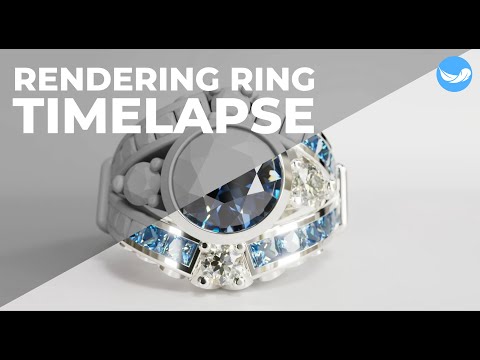 Timelapse: Rendering the ring in Light Tracer Render