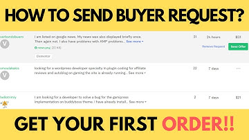 How to Send Buyer Request on Fiverr? | Get your First order on Fiverr