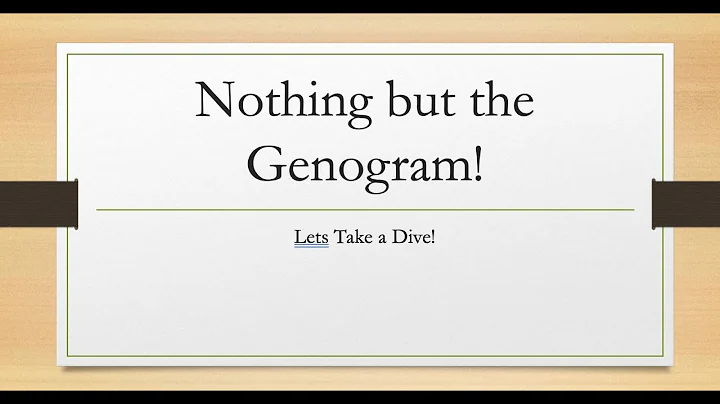 MFT National Exam -Genograms