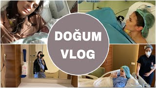 DOĞUM HİKAYEM | KONTROLE GİDİP DOĞUMA GİRDİM