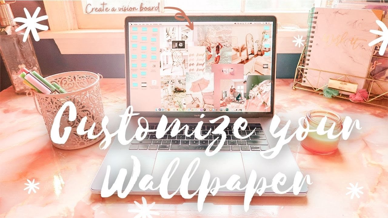 How to make a custom #aesthetic wallpaper collage on your Macbook! (how to  customize your Macbook) - YouTube